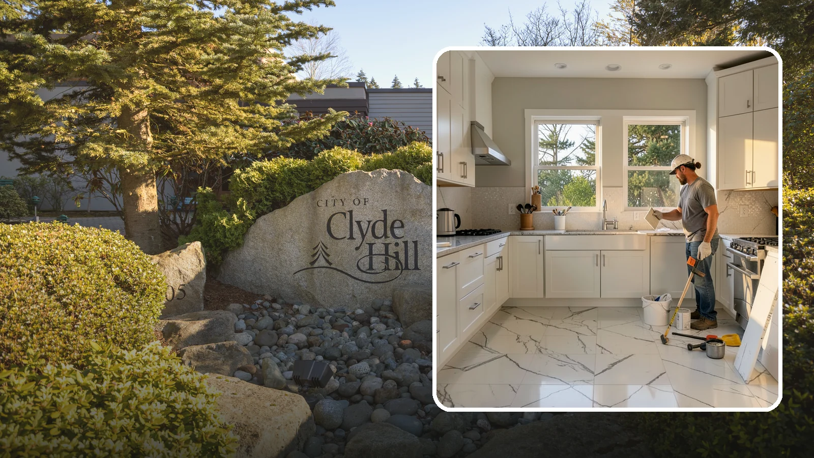 Backsplash Tile Installation in Clyde Hill, King County, WA - Kitchen and bar backsplash tiling that protects walls while defining your room's style.