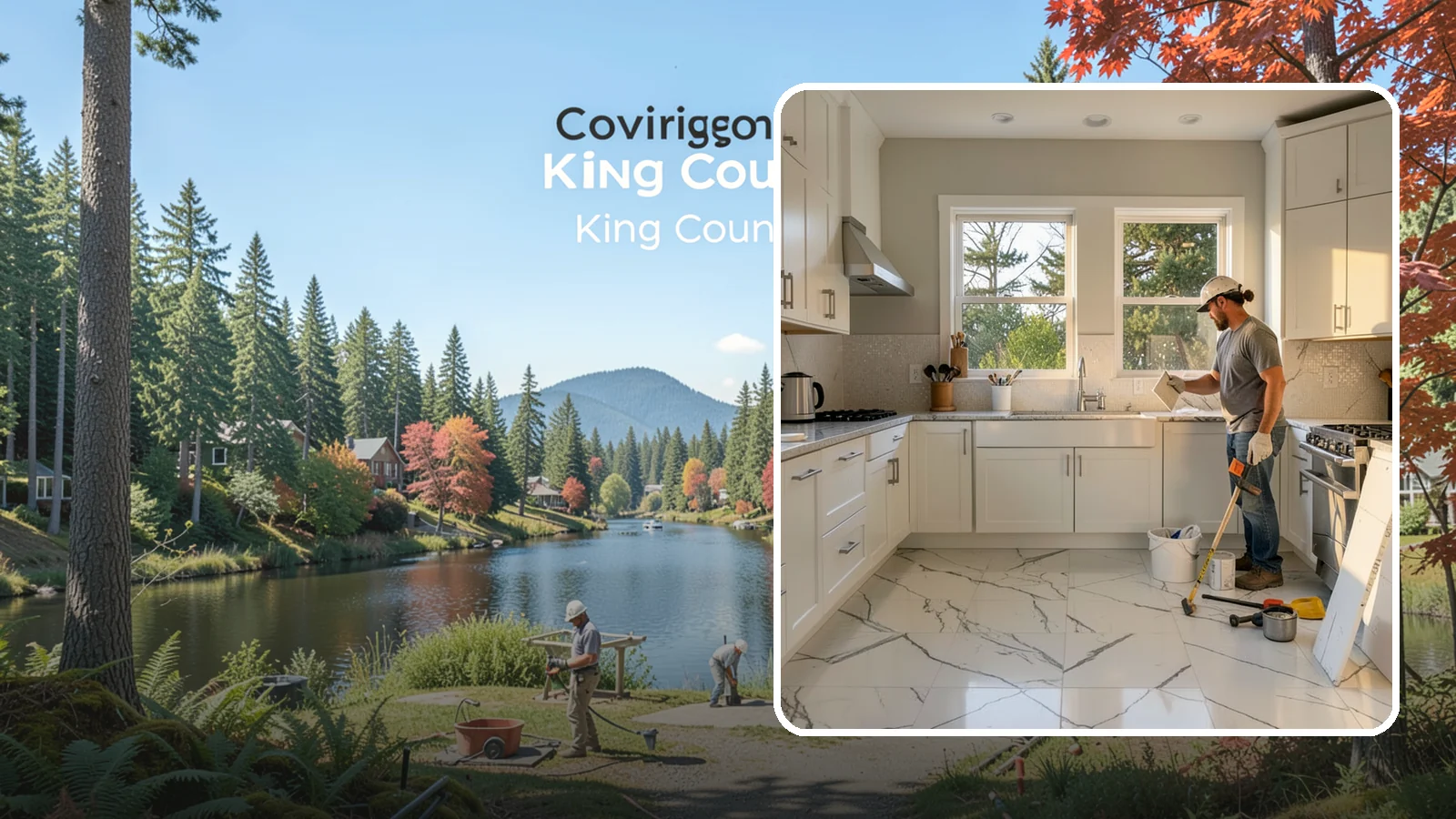 Backsplash Tile Installation in Covington, King County, WA - Kitchen and bar backsplash tiling that protects walls while defining your room's style.
