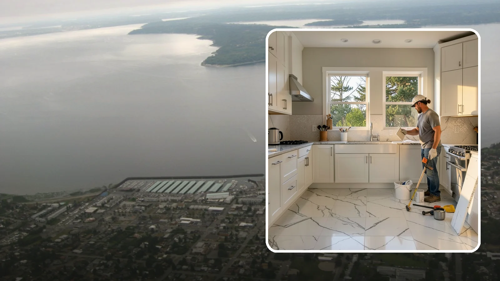 Backsplash Tile Installation in Des Moines, King County, WA - Kitchen and bar backsplash tiling that protects walls while defining your room's style.