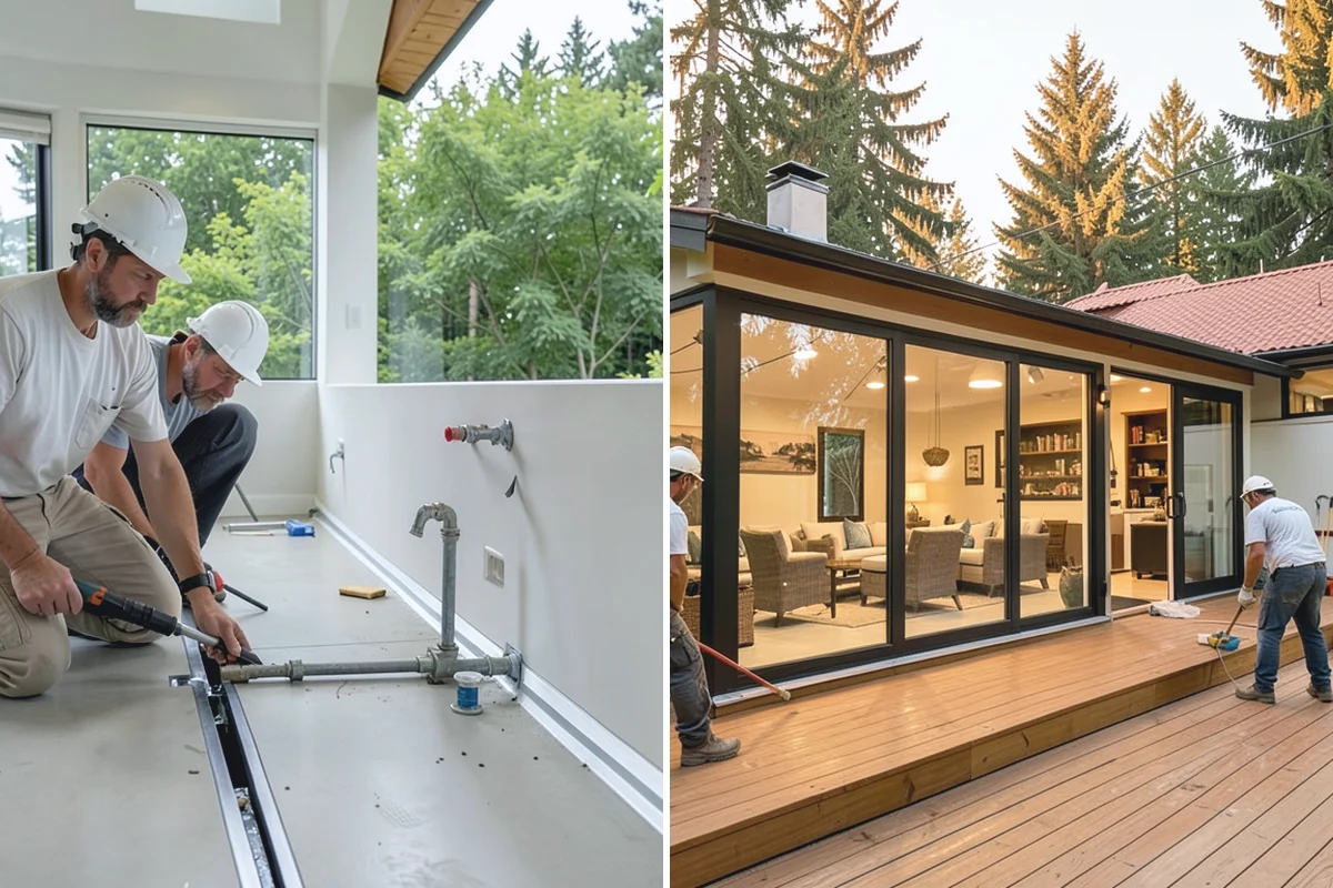 Backsplash Tile Installation in Des Moines, King County, WA - Measure the field and confirm outlet and edge locations