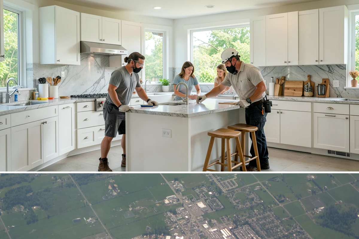 Backsplash Tile Installation in Enumclaw, King County, WA - Because backsplash work is fully interior, it fits comfortably into any season and pairs well with off-season kitchen refreshes.