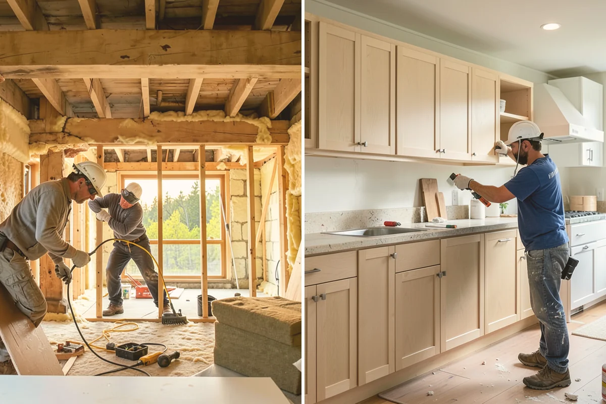 Backsplash Tile Installation in Fife, Pierce County, WA - Measure the field and confirm outlet and edge locations