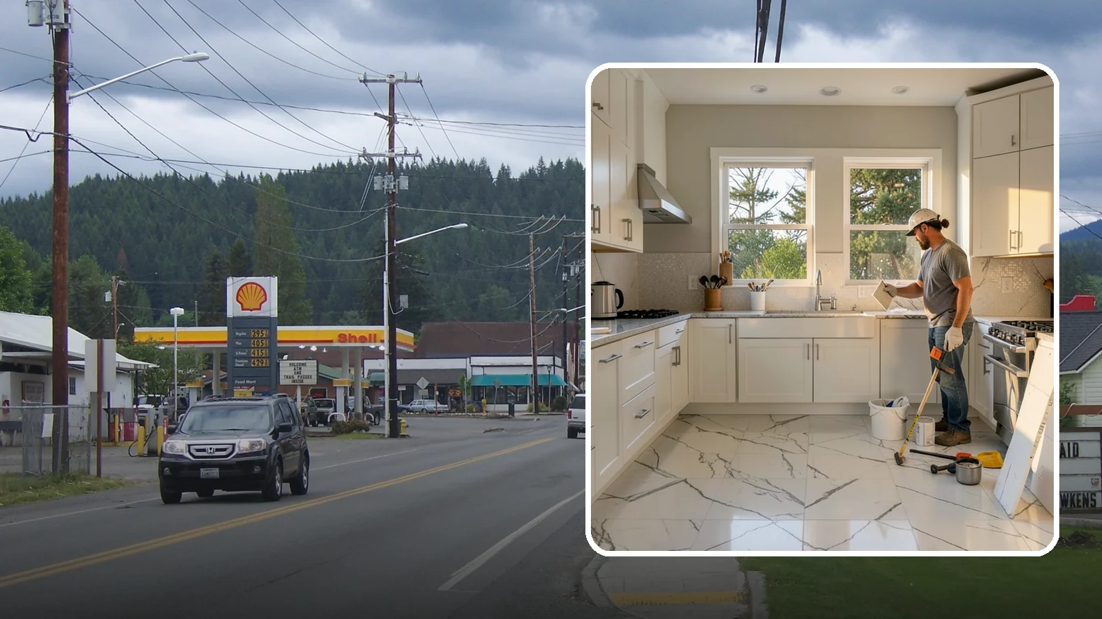Backsplash Tile Installation in Granite Falls, Snohomish County, WA - Kitchen and bar backsplash tiling that protects walls while defining your room's style.