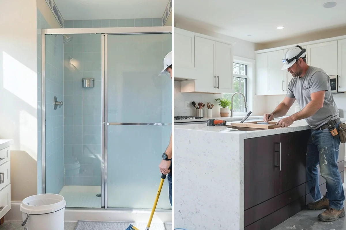 Backsplash Tile Installation in Granite Falls, Snohomish County, WA - Measure the field and confirm outlet and edge locations