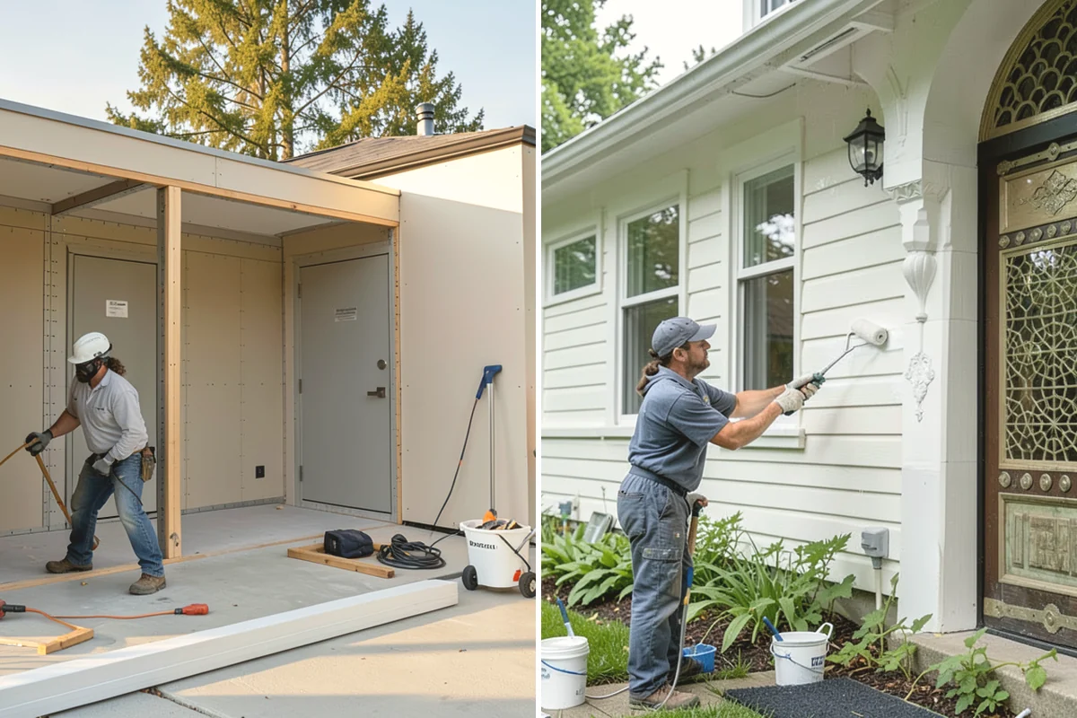 Backsplash Tile Installation in Lake Stevens, Snohomish County, WA - Measure the field and confirm outlet and edge locations