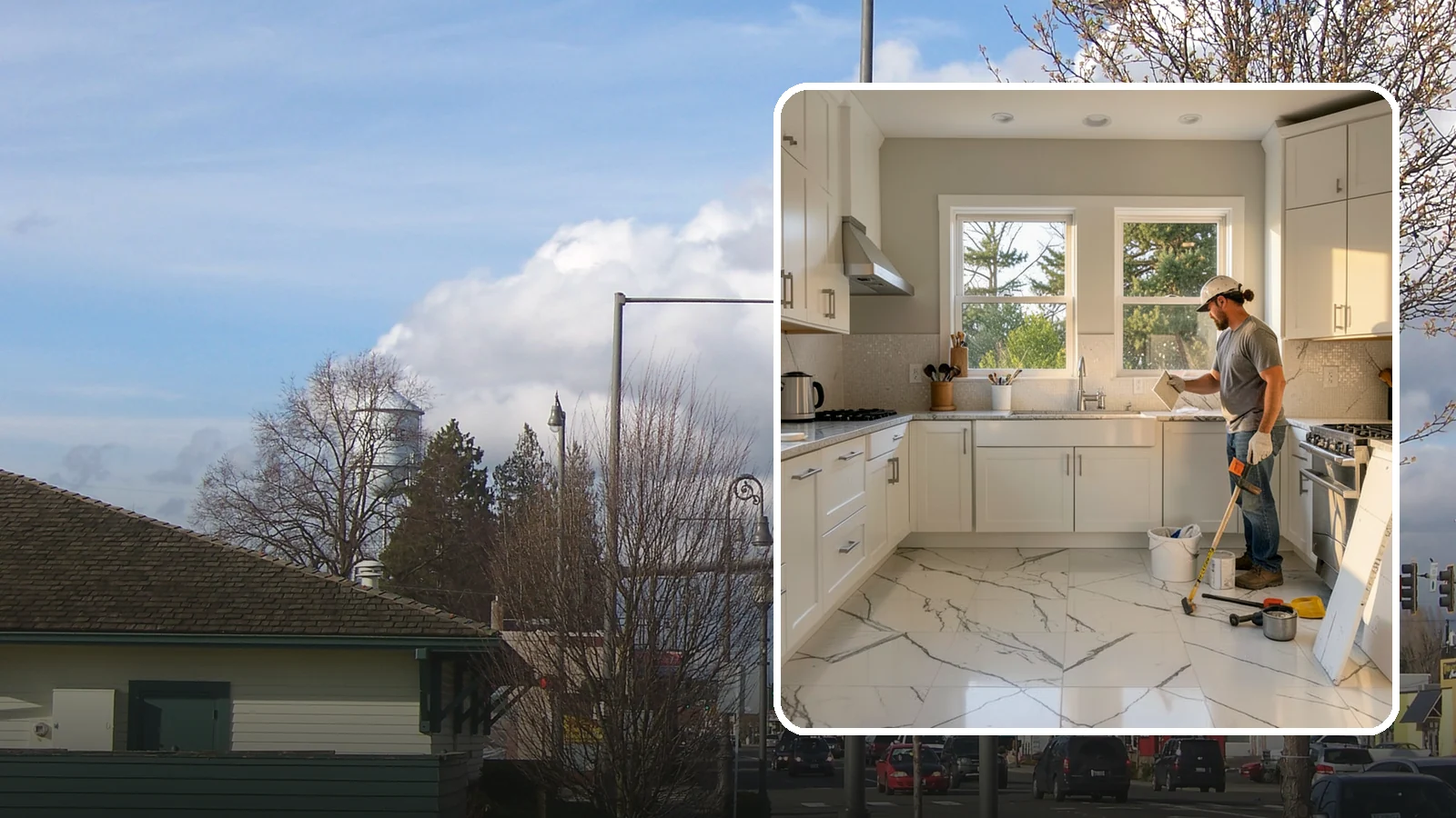 Backsplash Tile Installation in Marysville, Snohomish County, WA - Kitchen and bar backsplash tiling that protects walls while defining your room's style.