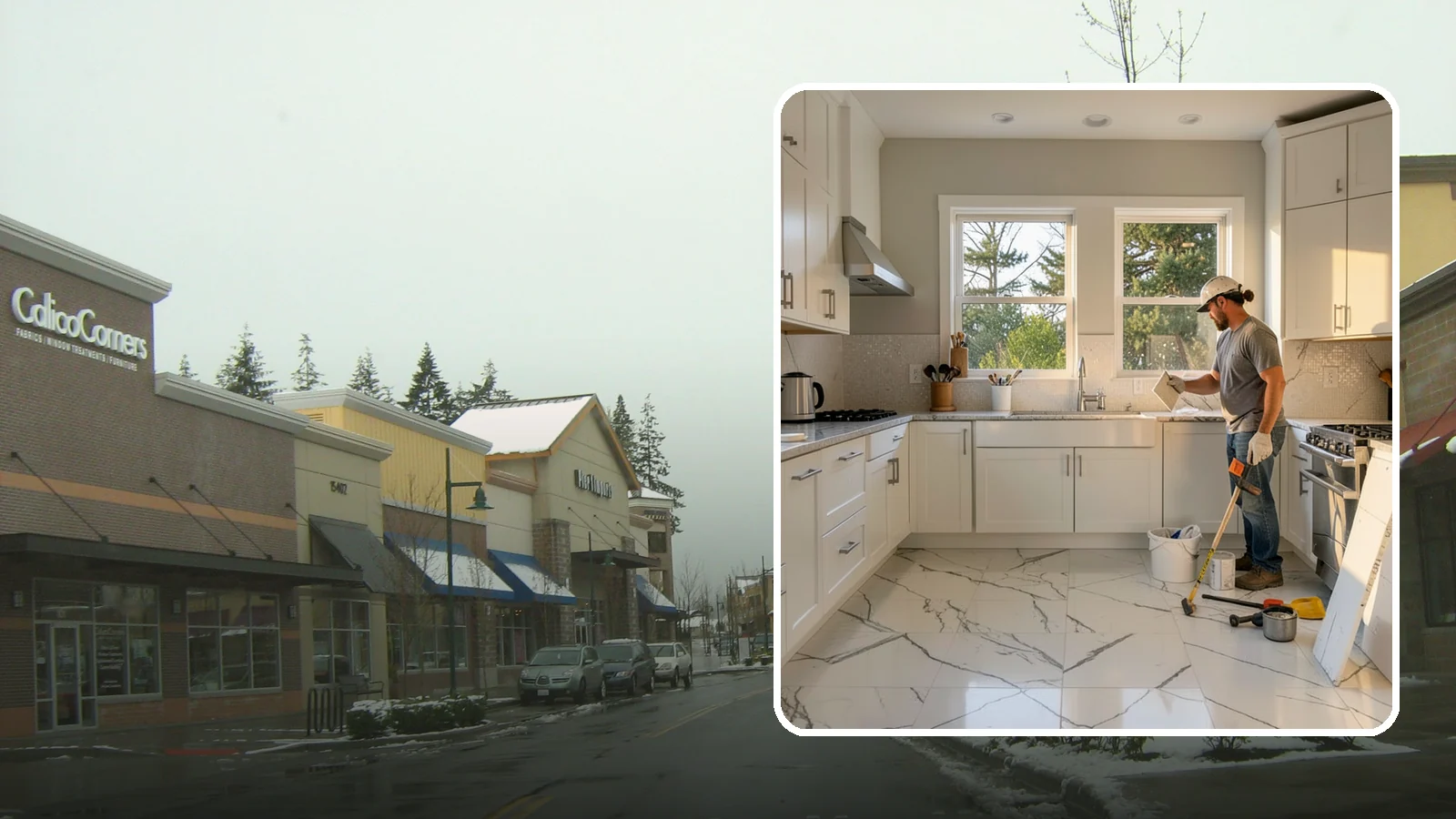 Backsplash Tile Installation in Mill Creek, Snohomish County, WA - Kitchen and bar backsplash tiling that protects walls while defining your room's style.