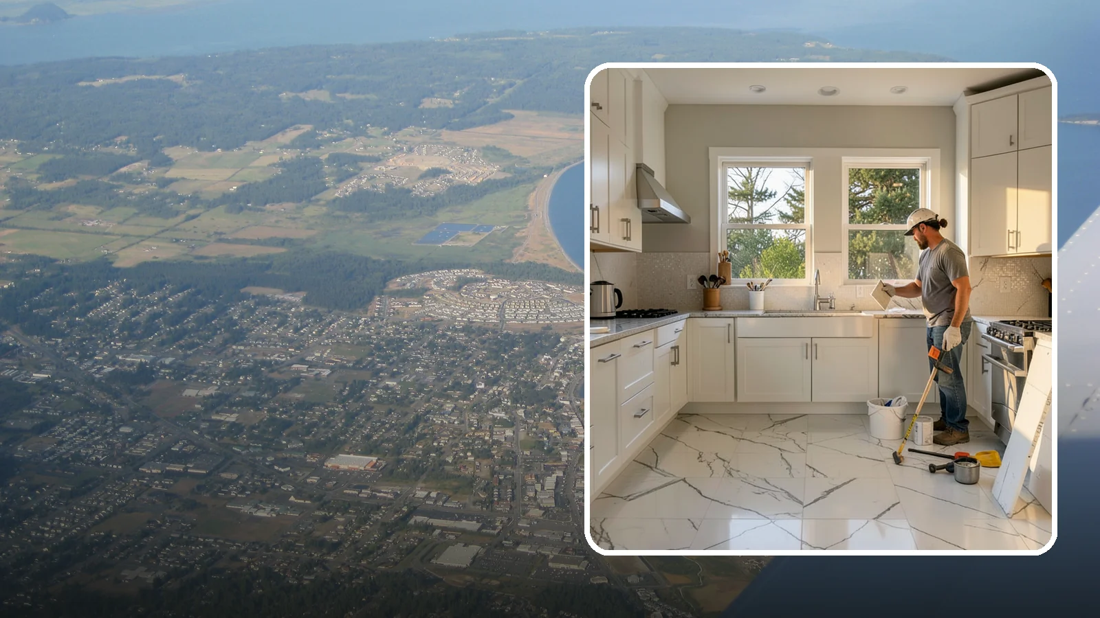 Backsplash Tile Installation in Oak Harbor, Island County, WA - Kitchen and bar backsplash tiling that protects walls while defining your room's style.