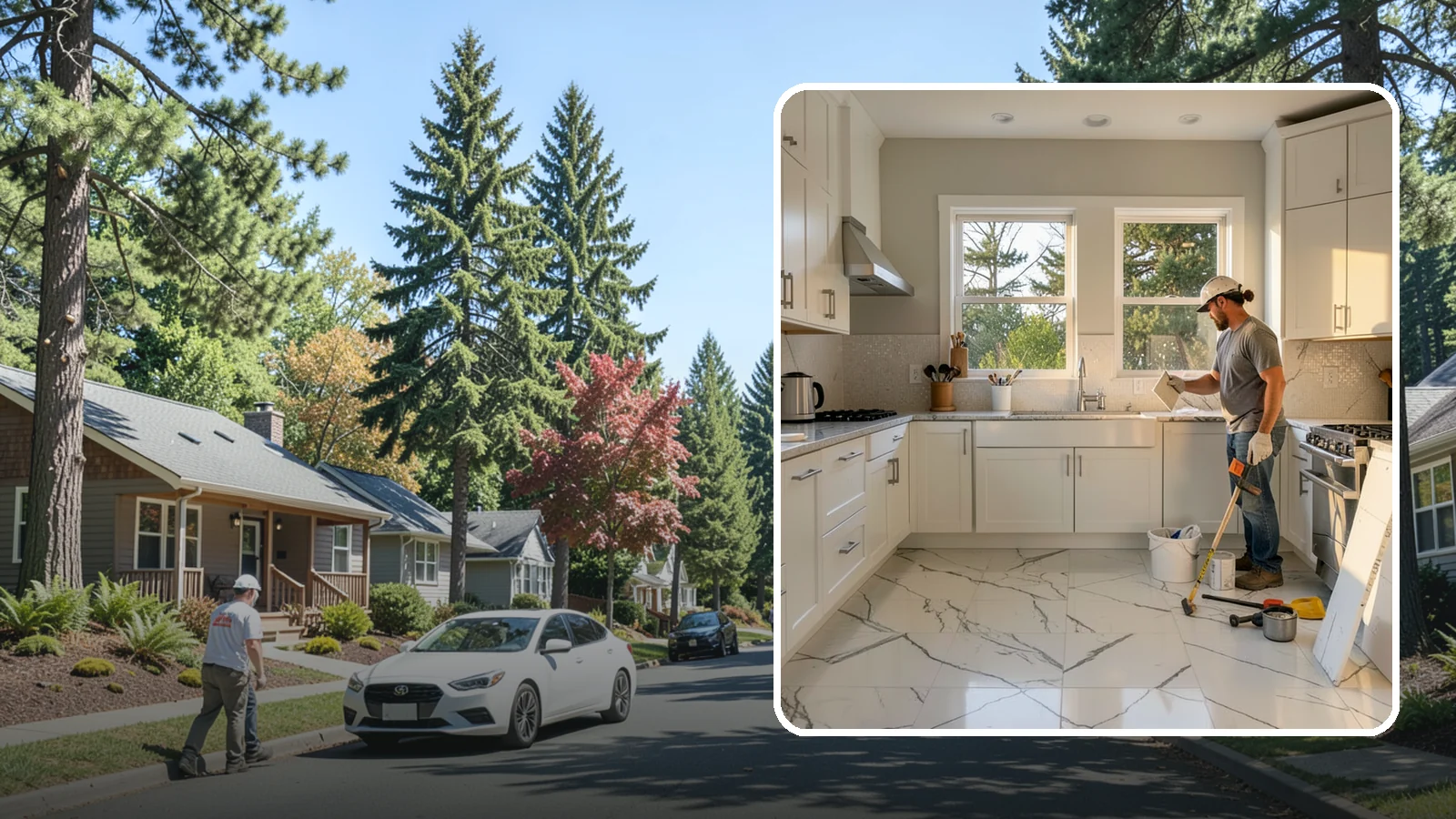 Backsplash Tile Installation in Orting, Pierce County, WA - Kitchen and bar backsplash tiling that protects walls while defining your room's style.