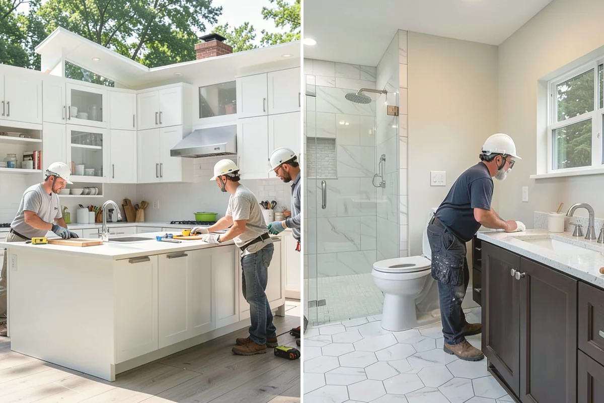 Backsplash Tile Installation in Steilacoom, Pierce County, WA - Measure the field and confirm outlet and edge locations