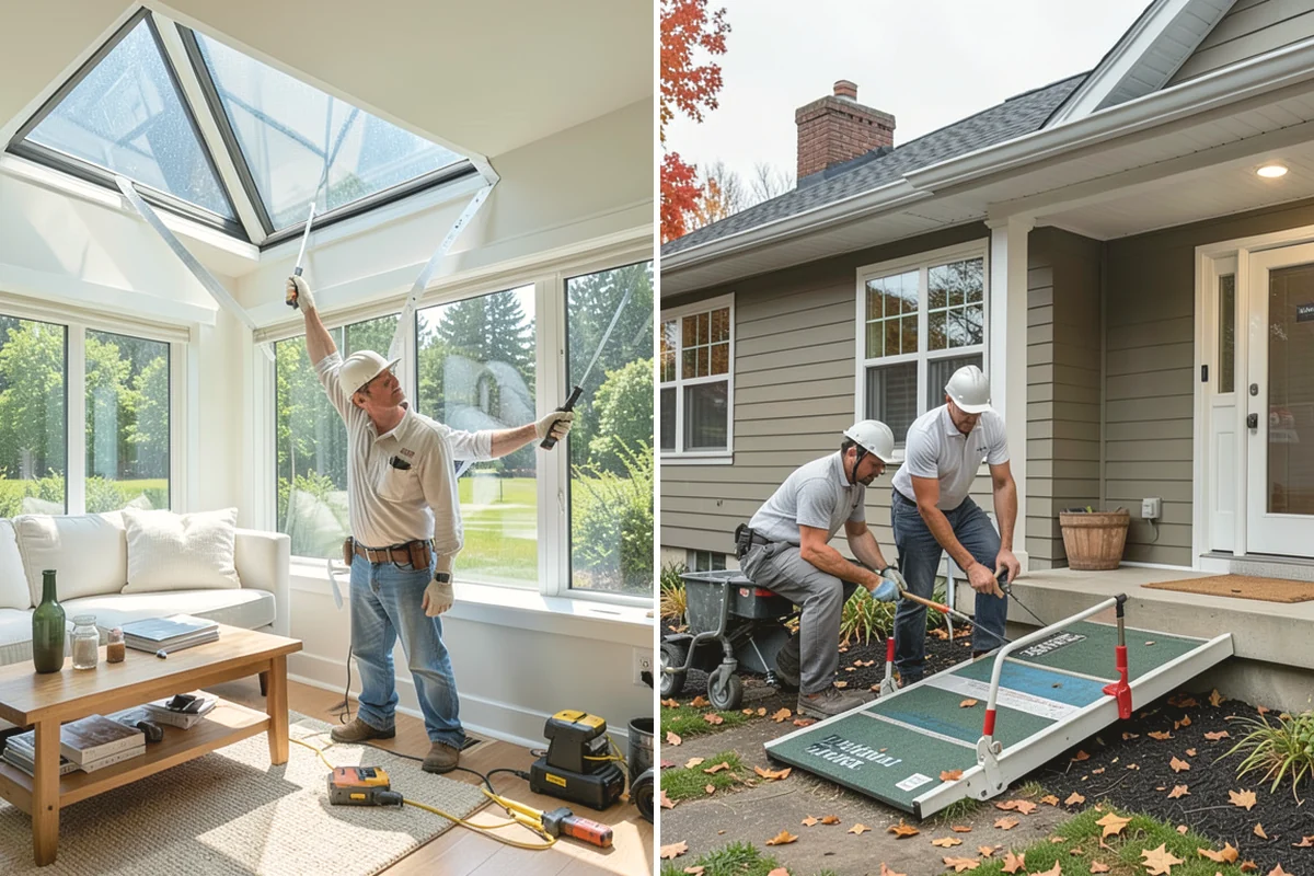 Backsplash Tile Installation in Yarrow Point, King County, WA - Measure the field and confirm outlet and edge locations