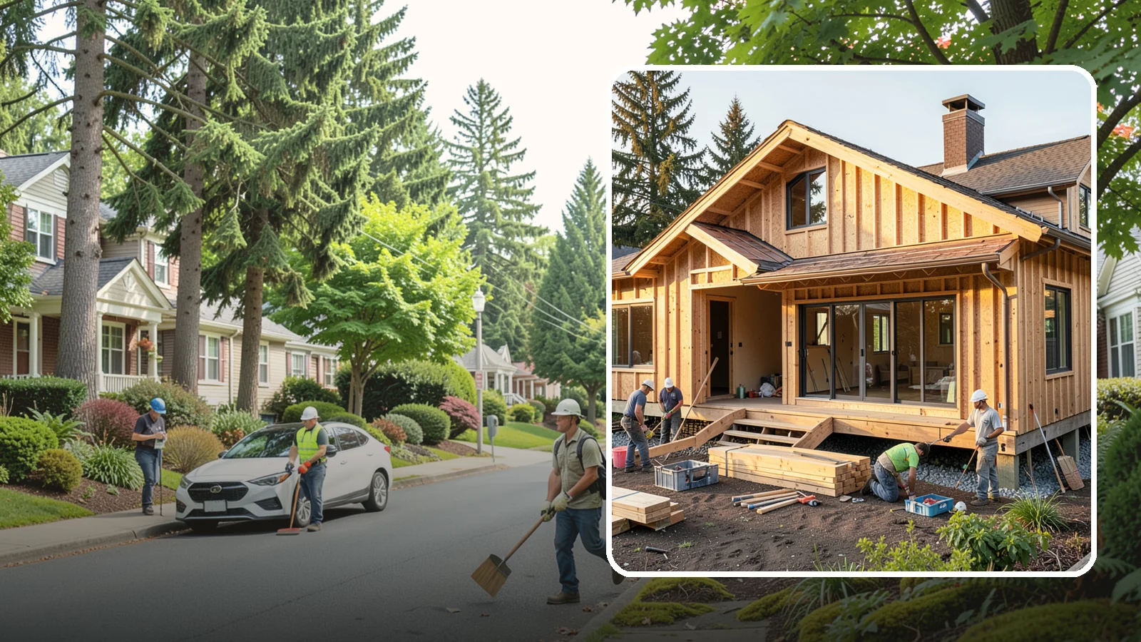 Backyard Cottage Construction in Beaux Arts Village, King County, WA - Backyard cottage construction that adds a charming detached retreat to your Western Washington property.