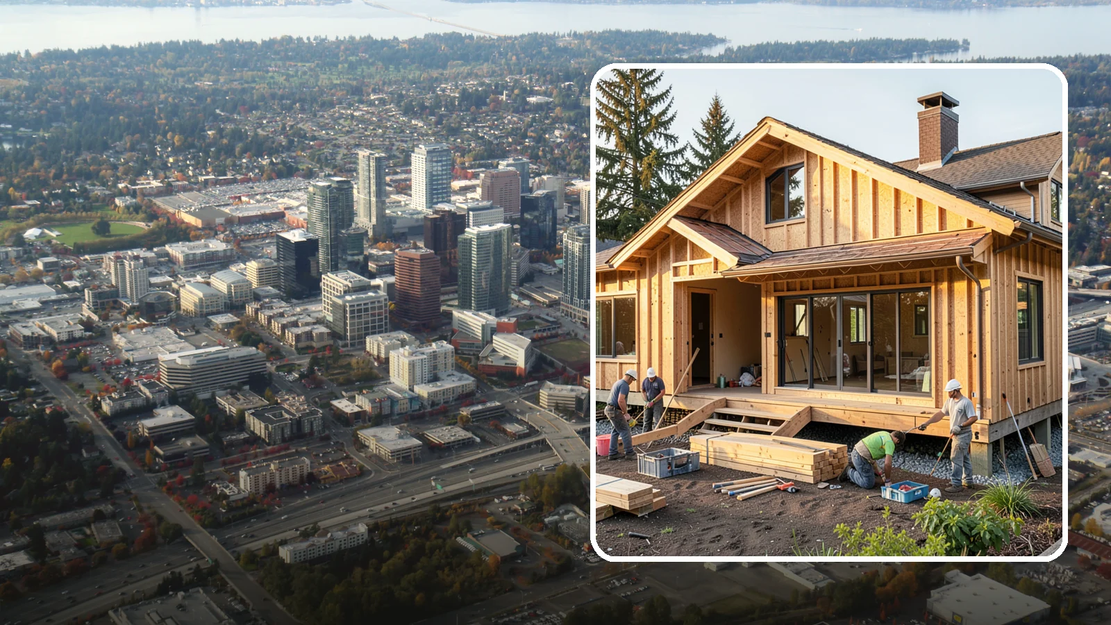 Backyard Cottage Construction in Bellevue, King County, WA - Backyard cottage construction that adds a charming detached retreat to your Western Washington property.