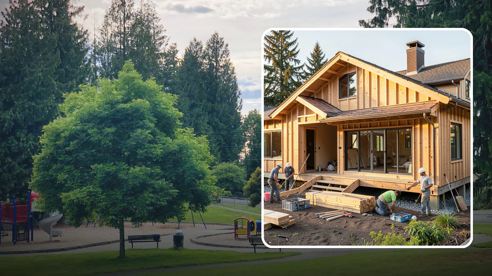 Backyard Cottage Construction in Bonney Lake, Pierce County, WA - Backyard cottage construction that adds a charming detached retreat to your Western Washington property.