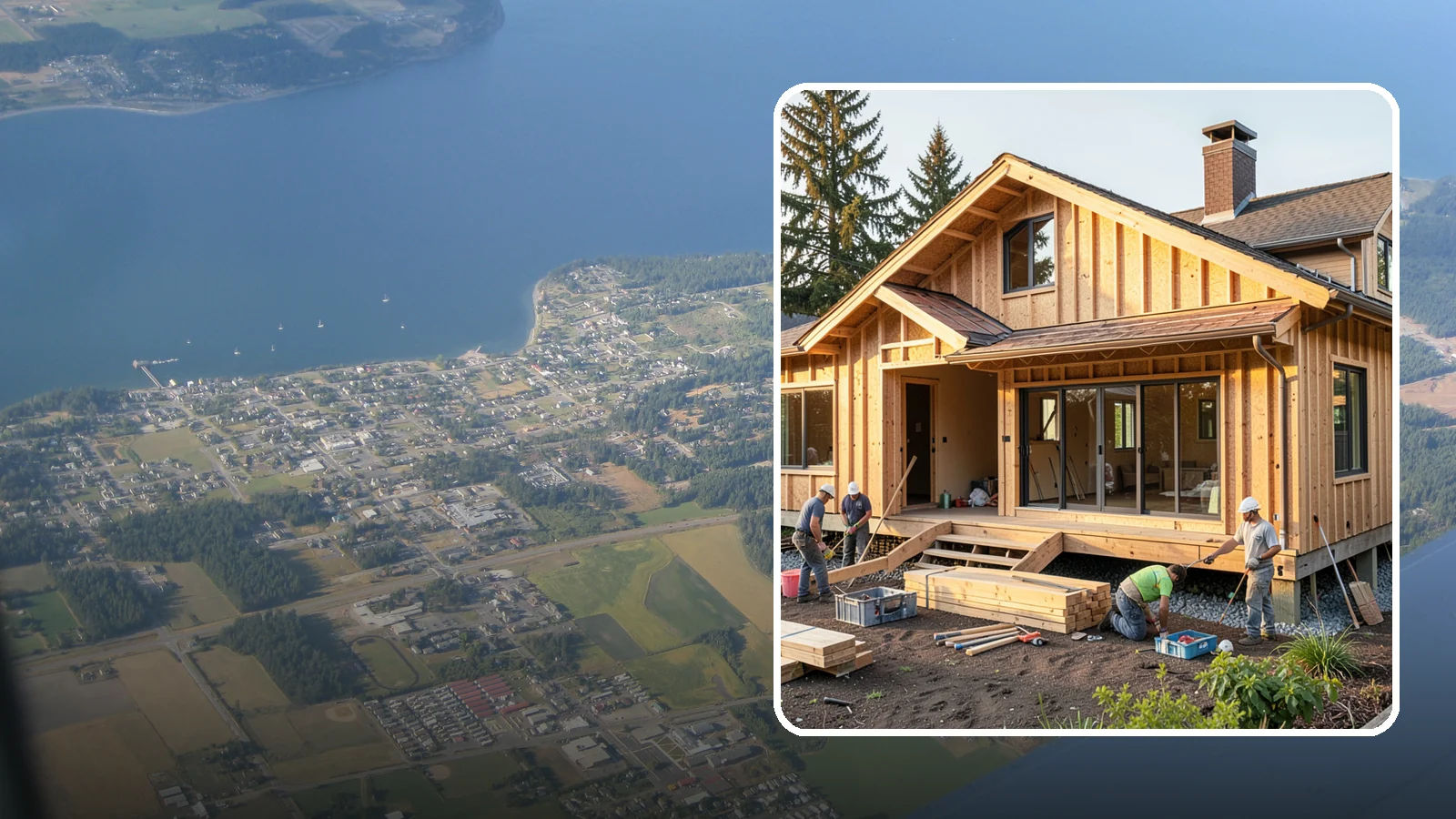 Backyard Cottage Construction in Coupeville, Island County, WA - Backyard cottage construction that adds a charming detached retreat to your Western Washington property.