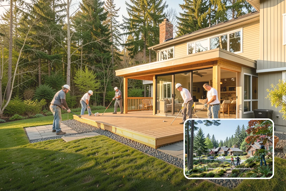 Backyard Cottage Construction in Edgewood, Pierce County, WA - A charming, private detached retreat