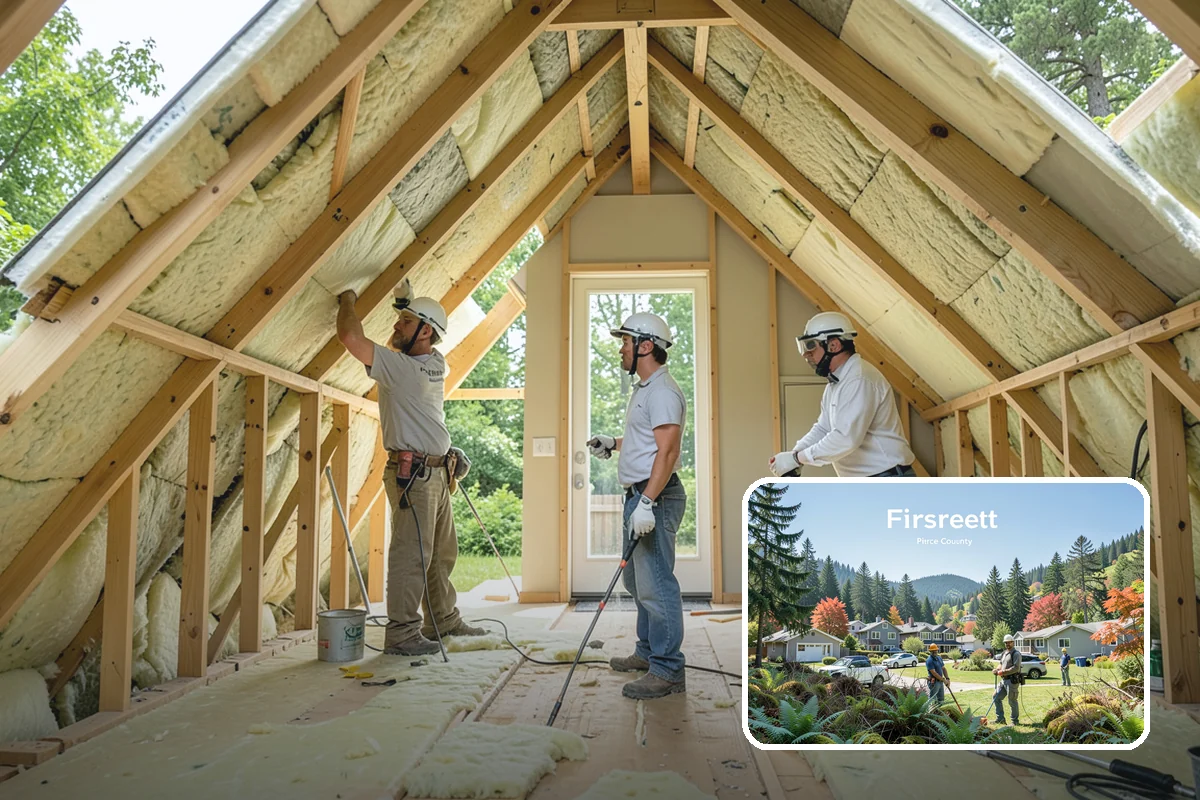 Backyard Cottage Construction in Fircrest, Pierce County, WA - A charming, private detached retreat