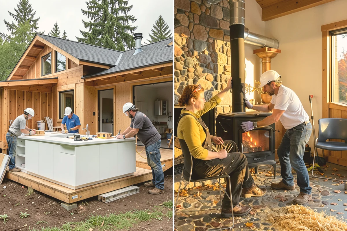 Backyard Cottage Construction in Index, Snohomish County, WA - We plan the cottage placement and design