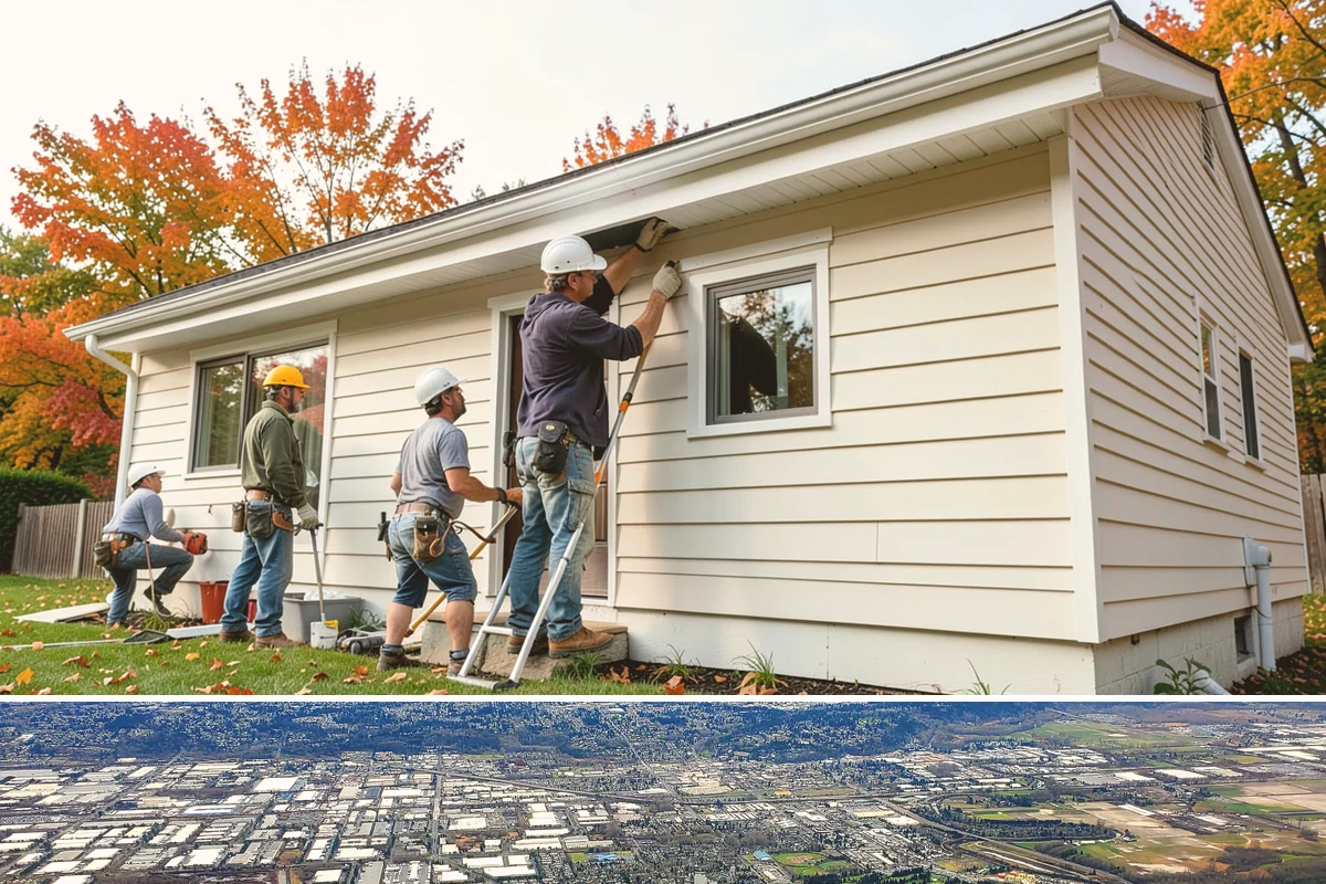 Backyard Cottage Construction in Kent, King County, WA - Cottage foundations and exterior shells are best built during the drier season to keep the structure protected during...