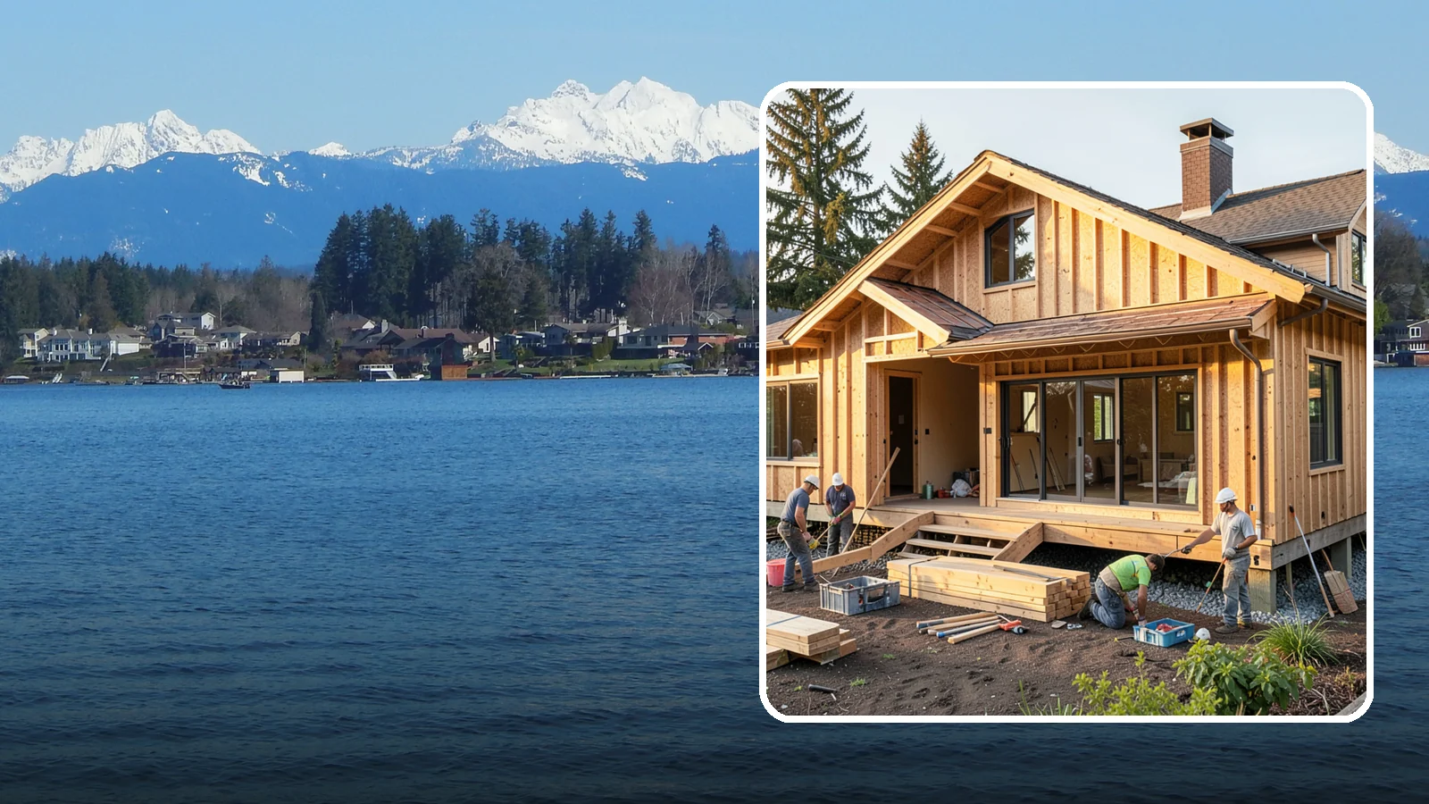 Backyard Cottage Construction in Lake Stevens, Snohomish County, WA - Backyard cottage construction that adds a charming detached retreat to your Western Washington property.