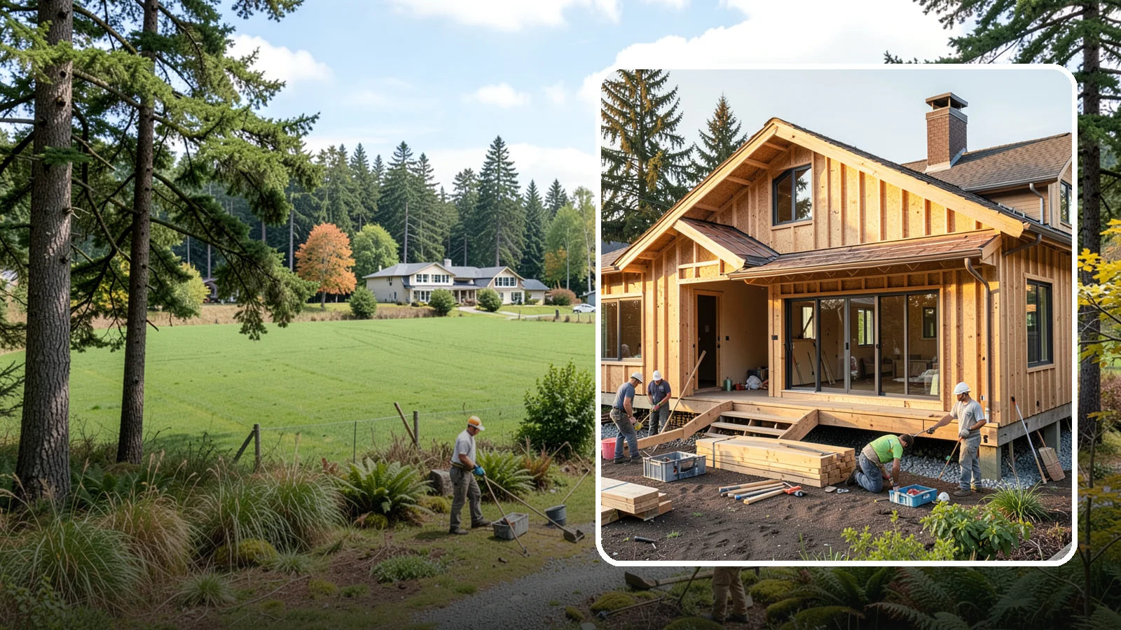 Backyard Cottage Construction in Lyman, Skagit County, WA - Backyard cottage construction that adds a charming detached retreat to your Western Washington property.