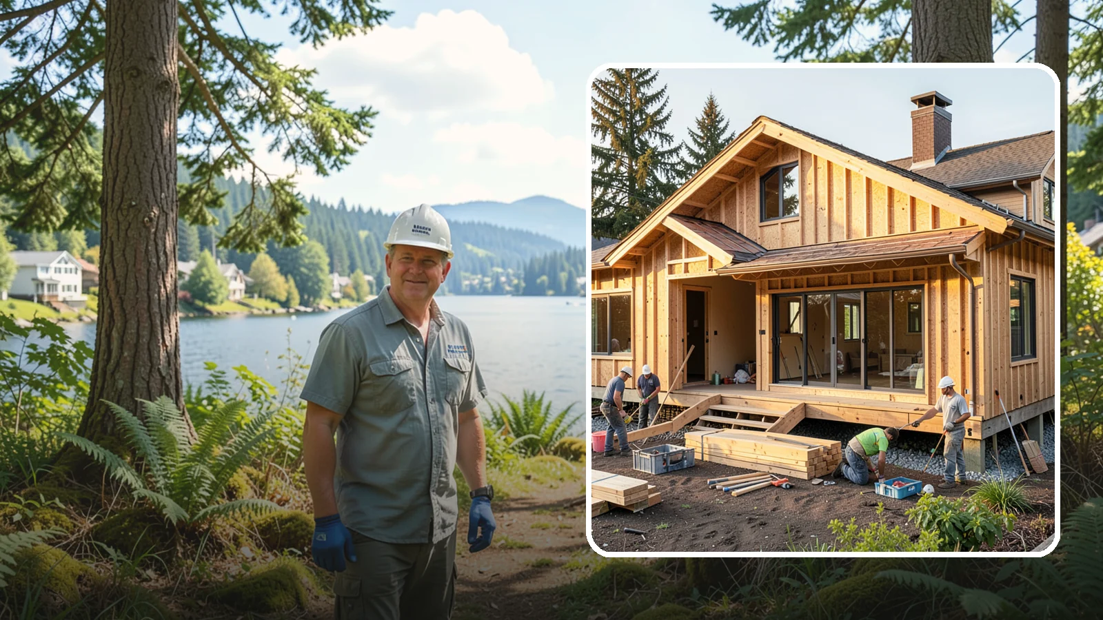 Backyard Cottage Construction in Milton, King County, WA - Backyard cottage construction that adds a charming detached retreat to your Western Washington property.
