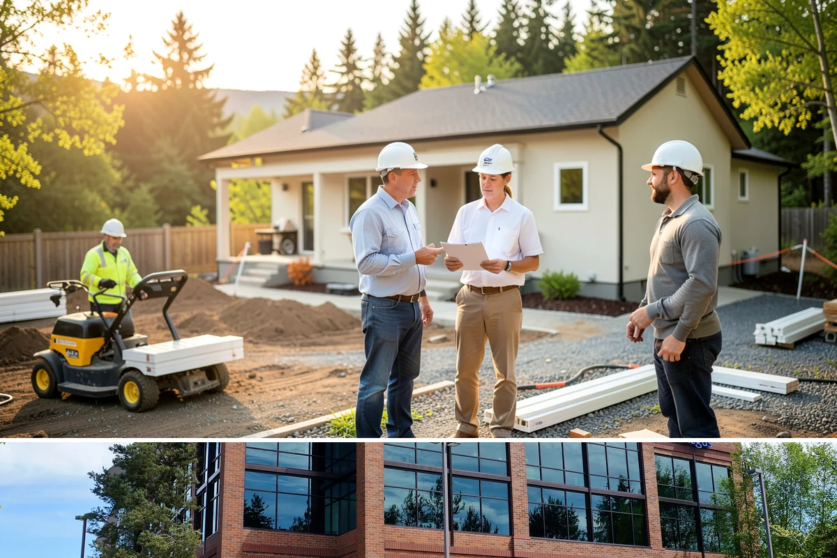 Backyard Cottage Construction in Mountlake Terrace, Snohomish County, WA - Cottage foundations and exterior shells are best built during the drier season to keep the structure protected during...