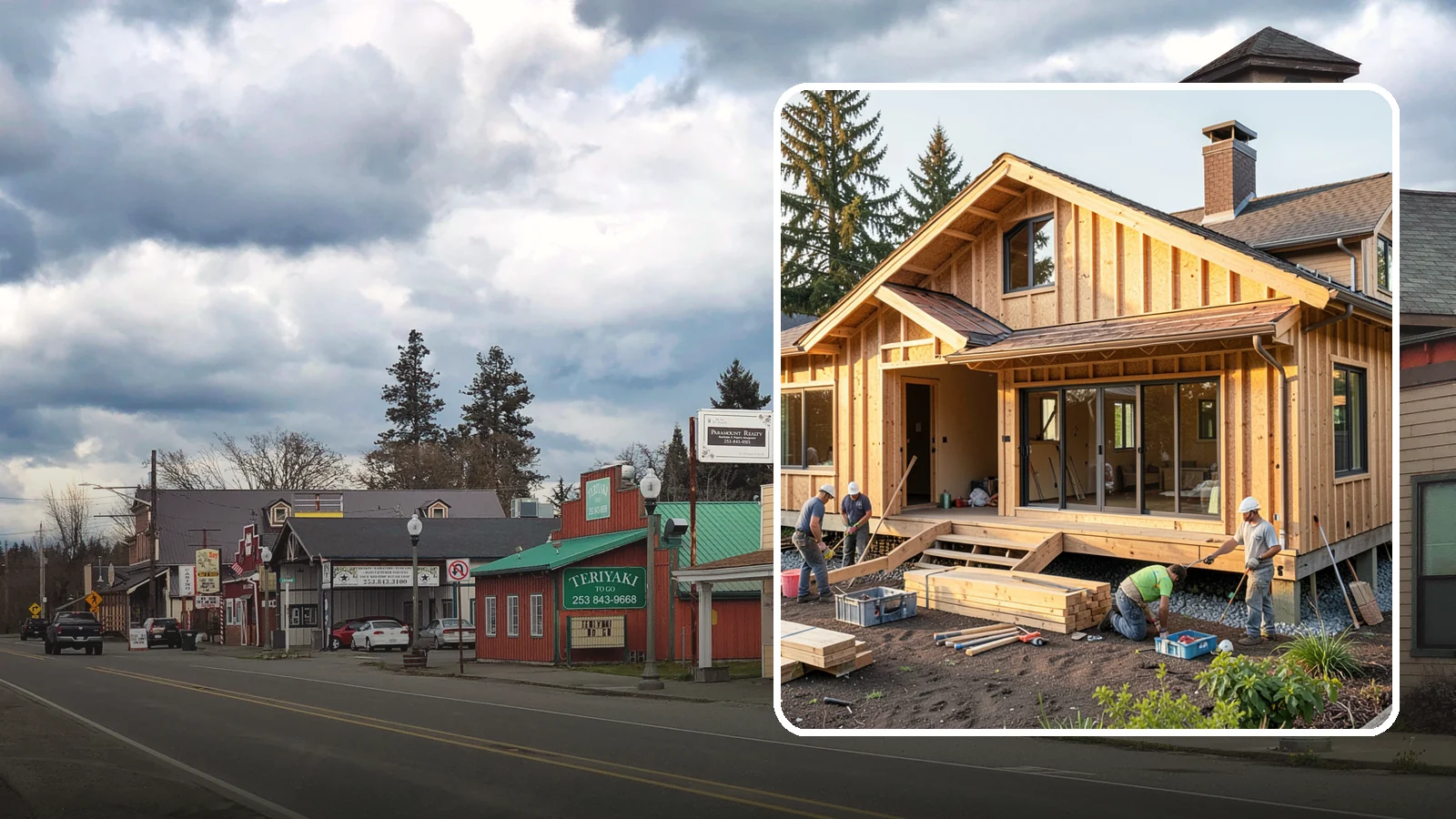 Backyard Cottage Construction in Roy, Pierce County, WA - Backyard cottage construction that adds a charming detached retreat to your Western Washington property.
