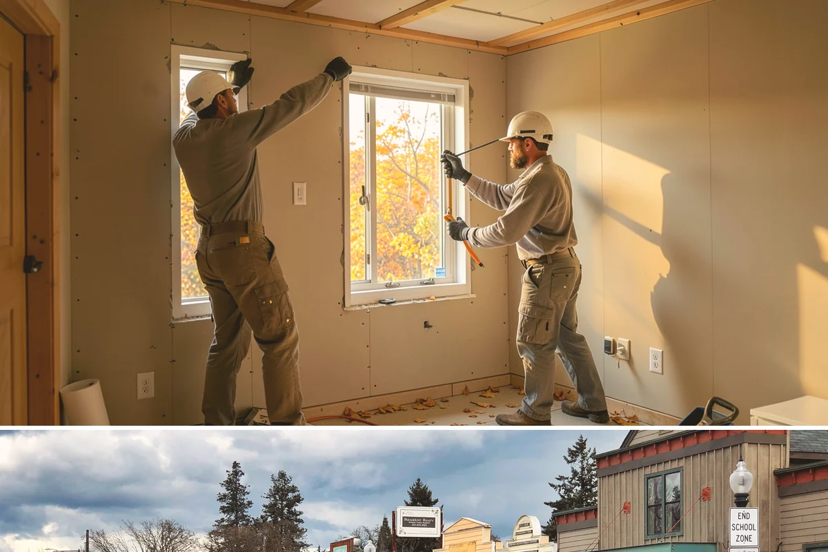 Backyard Cottage Construction in Roy, Pierce County, WA - Cottage foundations and exterior shells are best built during the drier season to keep the structure protected during...
