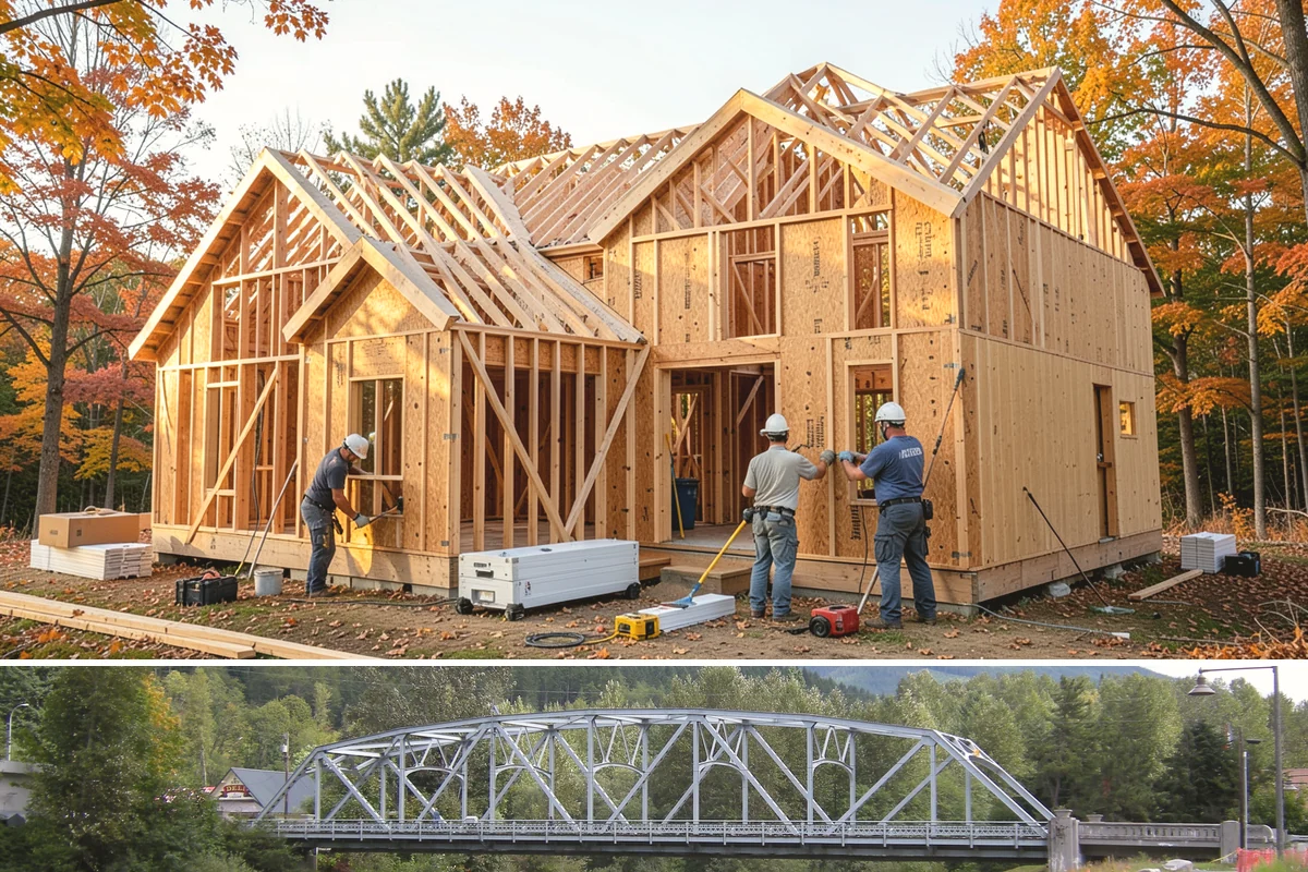 Backyard Cottage Construction in Skykomish, King County, WA - Cottage foundations and exterior shells are best built during the drier season to keep the structure protected during...