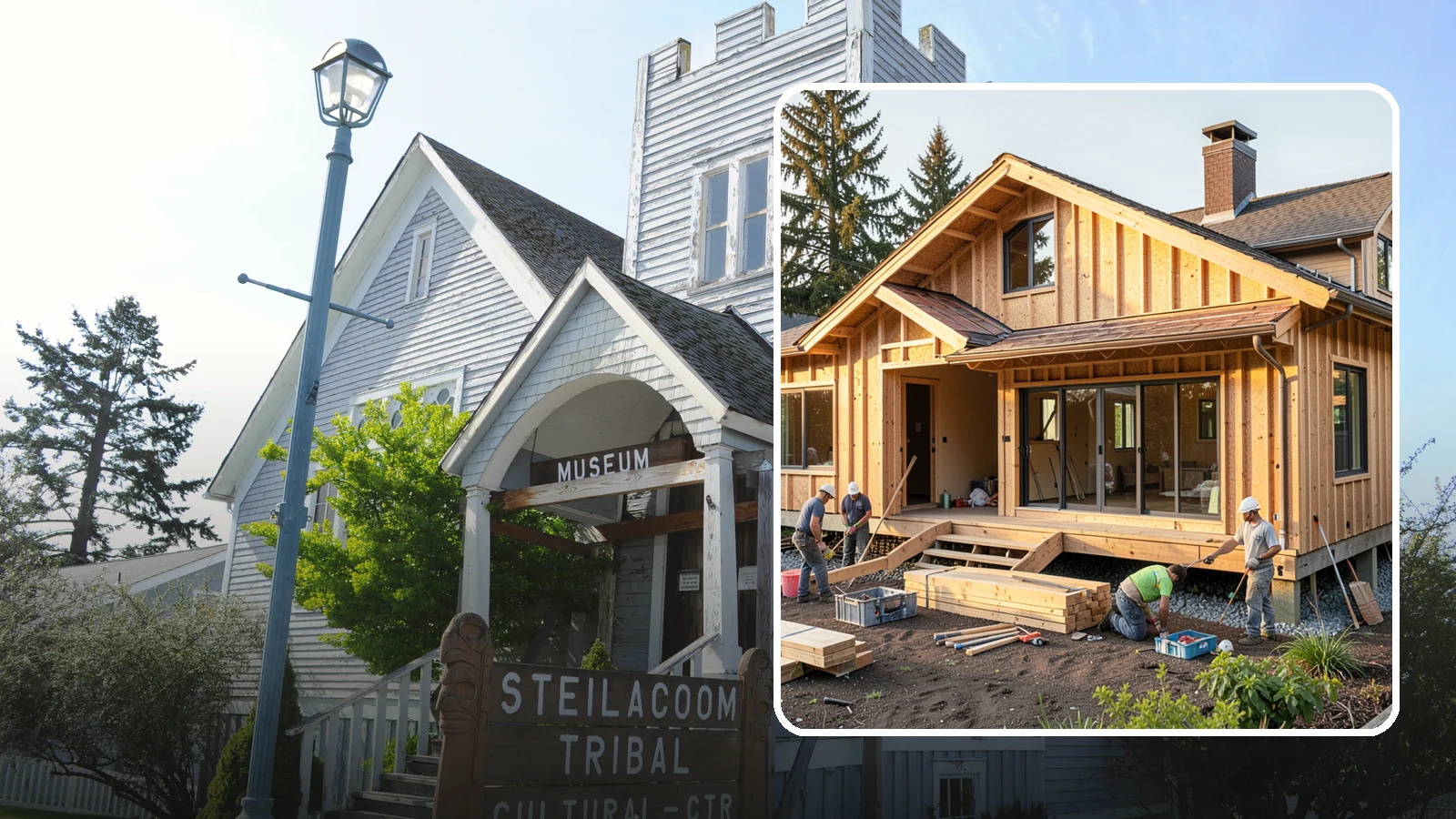 Backyard Cottage Construction in Steilacoom, Pierce County, WA - Backyard cottage construction that adds a charming detached retreat to your Western Washington property.