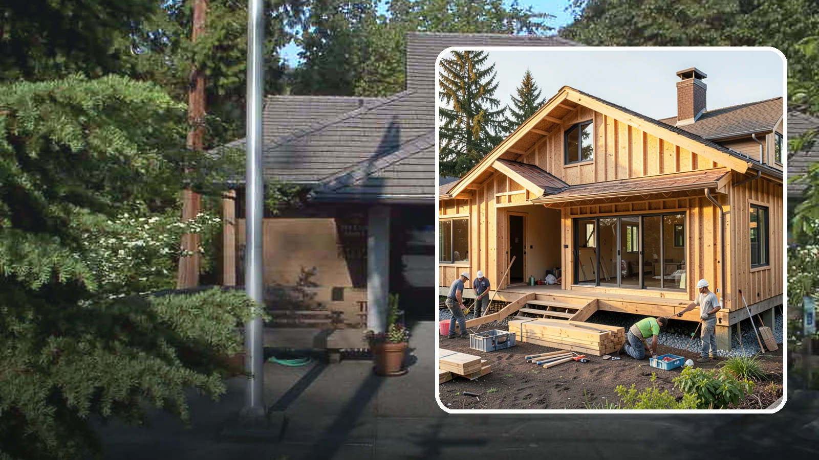 Backyard Cottage Construction in Yarrow Point, King County, WA - Backyard cottage construction that adds a charming detached retreat to your Western Washington property.