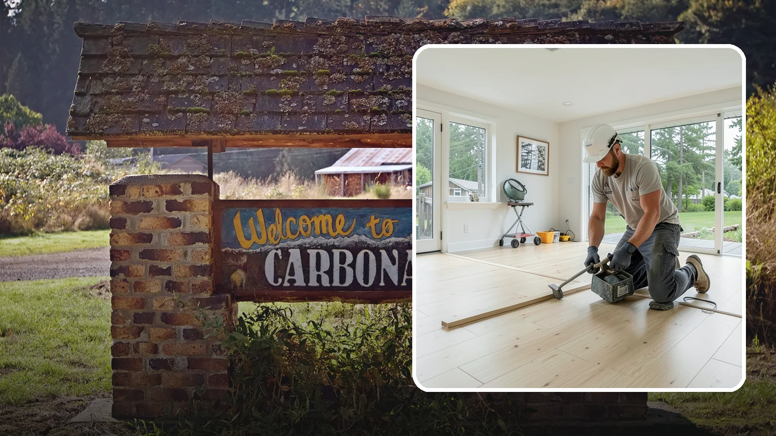Bamboo Flooring Installation in Carbonado, Pierce County, WA - Eco-friendly bamboo flooring installation that combines rapid-renewable sustainability with hard-wearing durability.