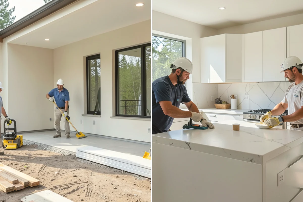 Bamboo Flooring Installation in Carbonado, Pierce County, WA - Acclimate bamboo planks in the home
