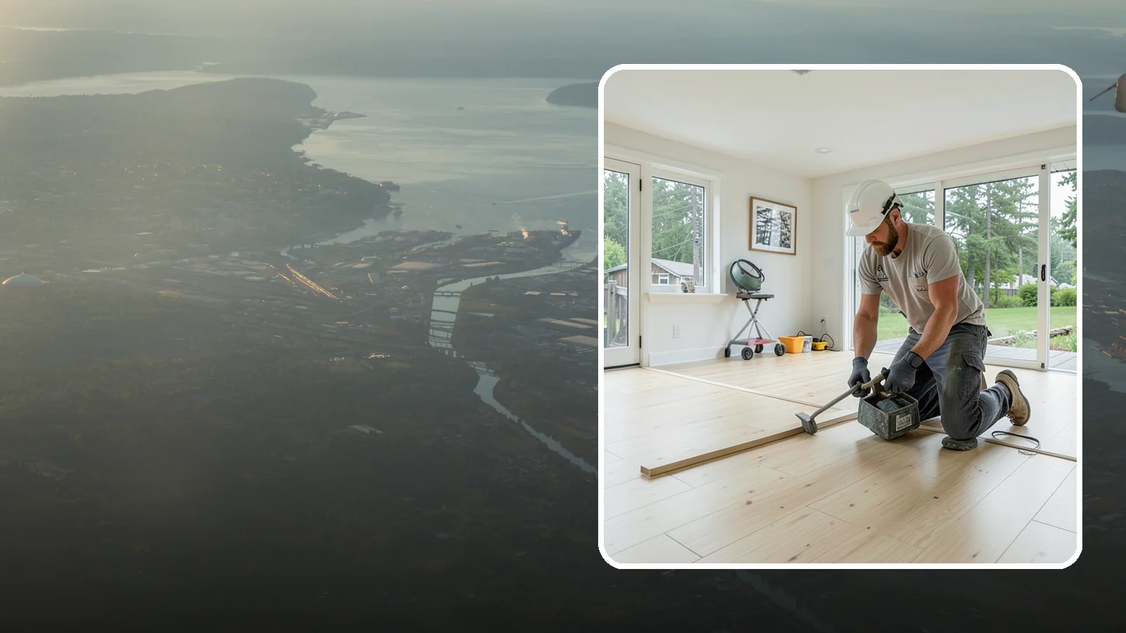 Bamboo Flooring Installation in Fife, Pierce County, WA - Eco-friendly bamboo flooring installation that combines rapid-renewable sustainability with hard-wearing durability.