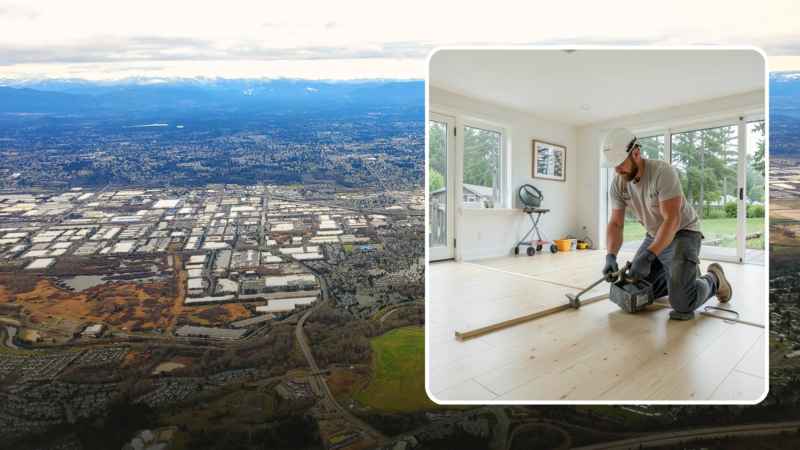 Bamboo Flooring Installation in Kent, King County, WA - Eco-friendly bamboo flooring installation that combines rapid-renewable sustainability with hard-wearing durability.