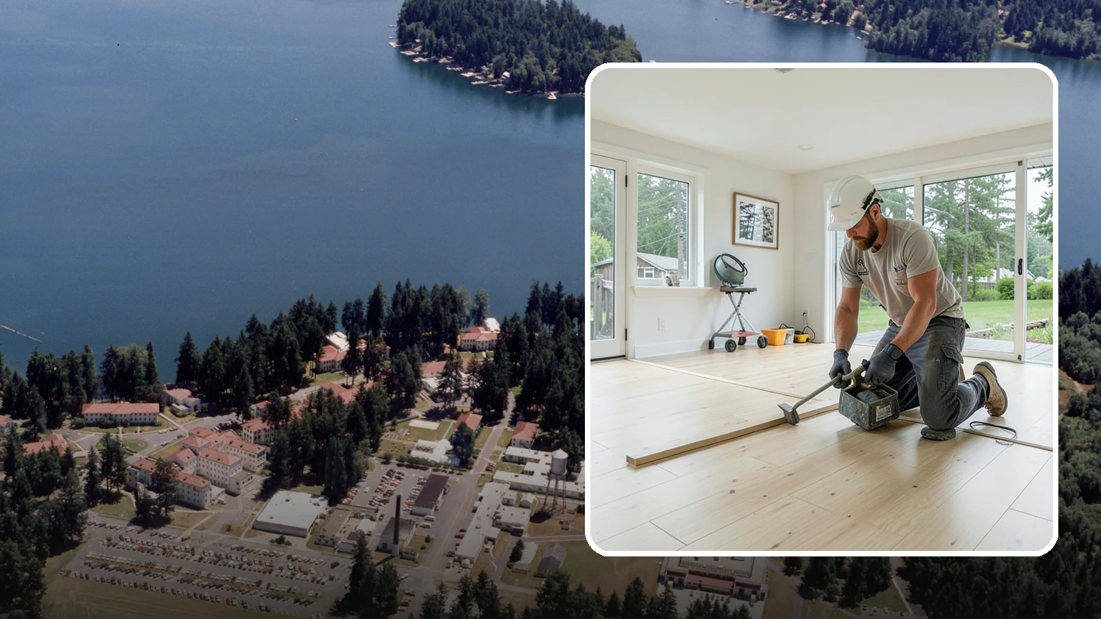 Bamboo Flooring Installation in Lakewood, Pierce County, WA - Eco-friendly bamboo flooring installation that combines rapid-renewable sustainability with hard-wearing durability.