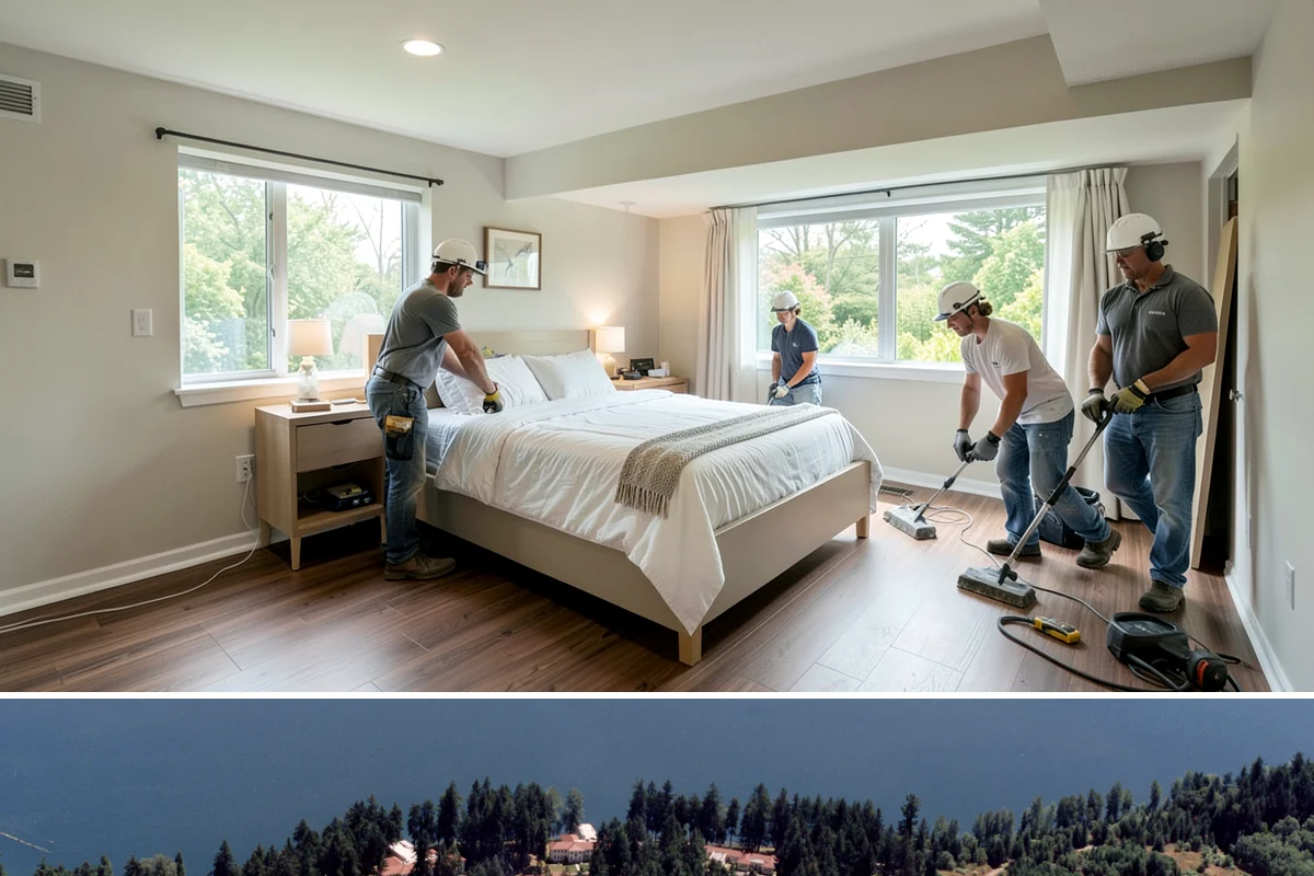 Bamboo Flooring Installation in Lakewood, Pierce County, WA - Drier late-spring and summer weeks are best for bamboo acclimation, reducing the humidity swings it is sensitive to.