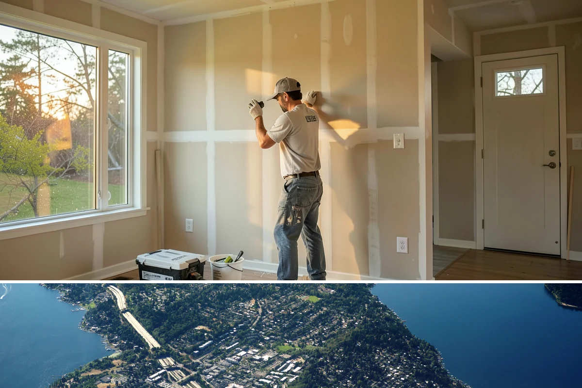 Bamboo Flooring Installation in Mercer Island, King County, WA - Drier late-spring and summer weeks are best for bamboo acclimation, reducing the humidity swings it is sensitive to.