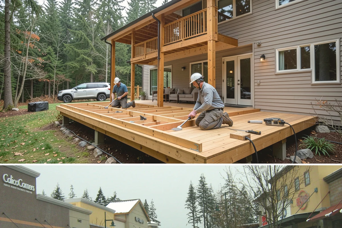 Bamboo Flooring Installation in Mill Creek, Snohomish County, WA - Drier late-spring and summer weeks are best for bamboo acclimation, reducing the humidity swings it is sensitive to.