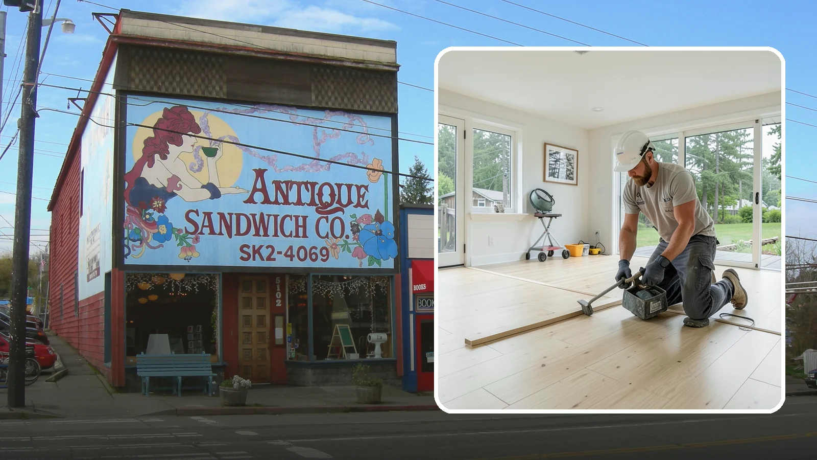 Bamboo Flooring Installation in Ruston, Pierce County, WA - Eco-friendly bamboo flooring installation that combines rapid-renewable sustainability with hard-wearing durability.
