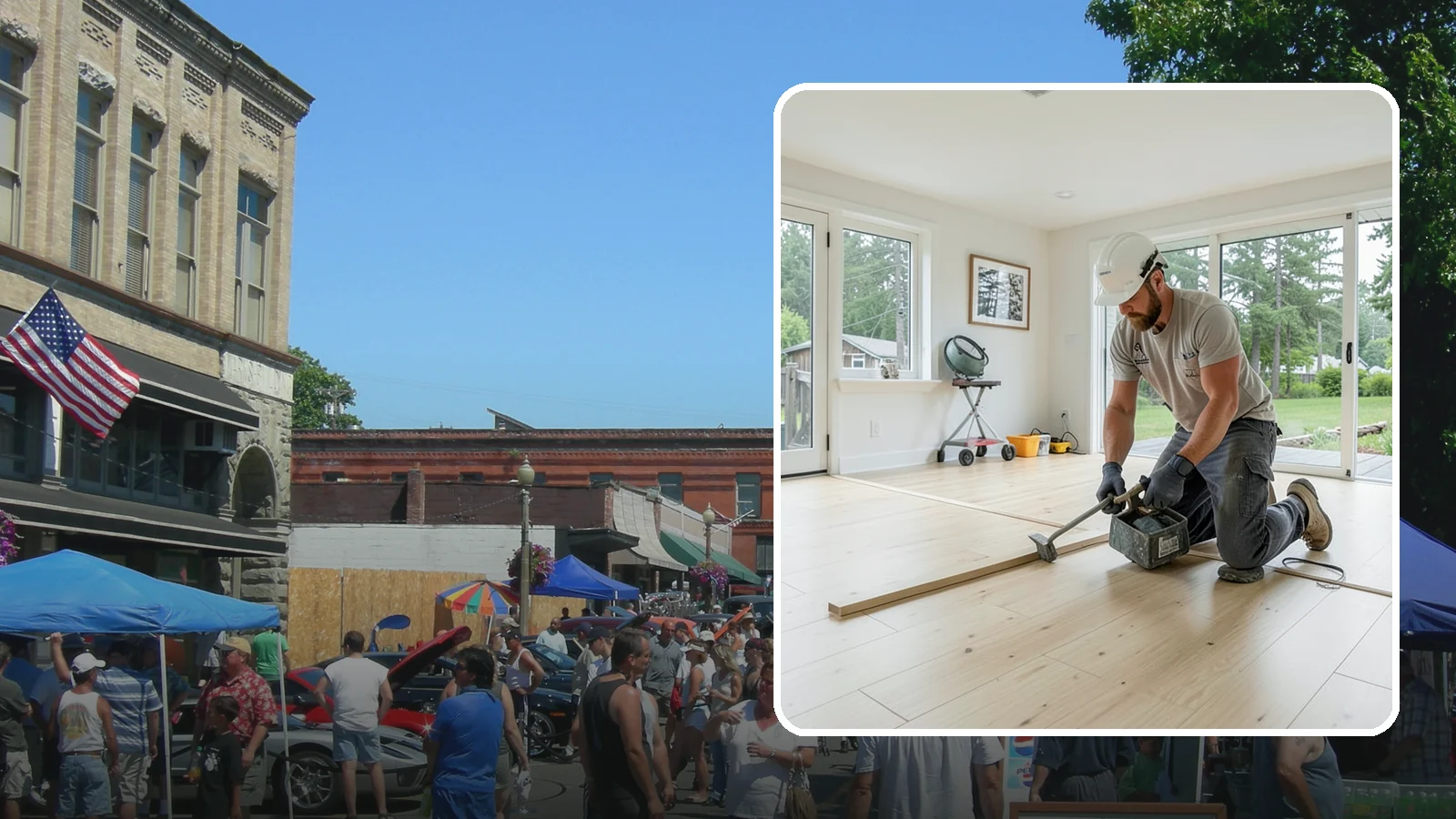Bamboo Flooring Installation in Snohomish, Snohomish County, WA - Eco-friendly bamboo flooring installation that combines rapid-renewable sustainability with hard-wearing durability.