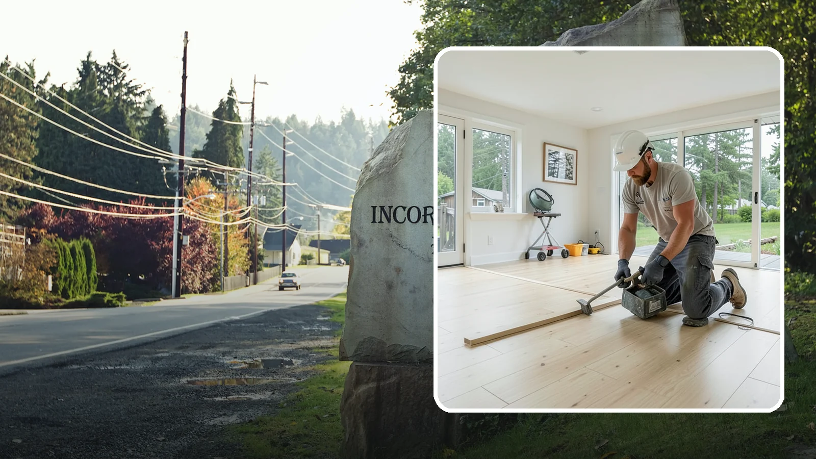Bamboo Flooring Installation in Wilkeson, Pierce County, WA - Eco-friendly bamboo flooring installation that combines rapid-renewable sustainability with hard-wearing durability.