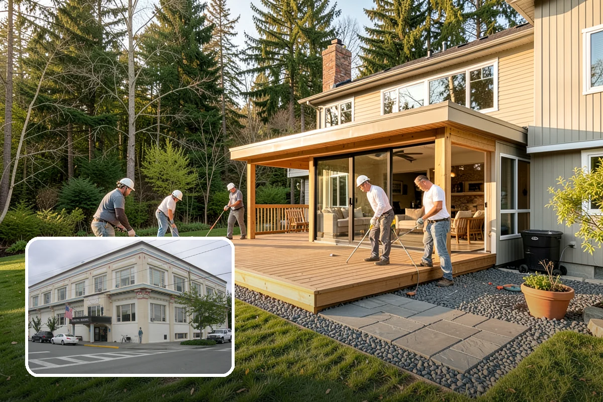 Banquette Construction in Anacortes, Skagit County, WA - Seats more people in less floor space