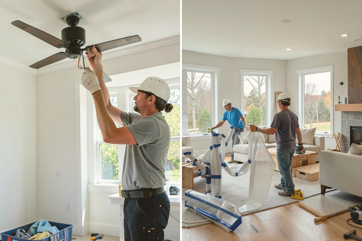Banquette Construction in Bellevue, King County, WA - Measure the nook and plan seating height and table clearance
