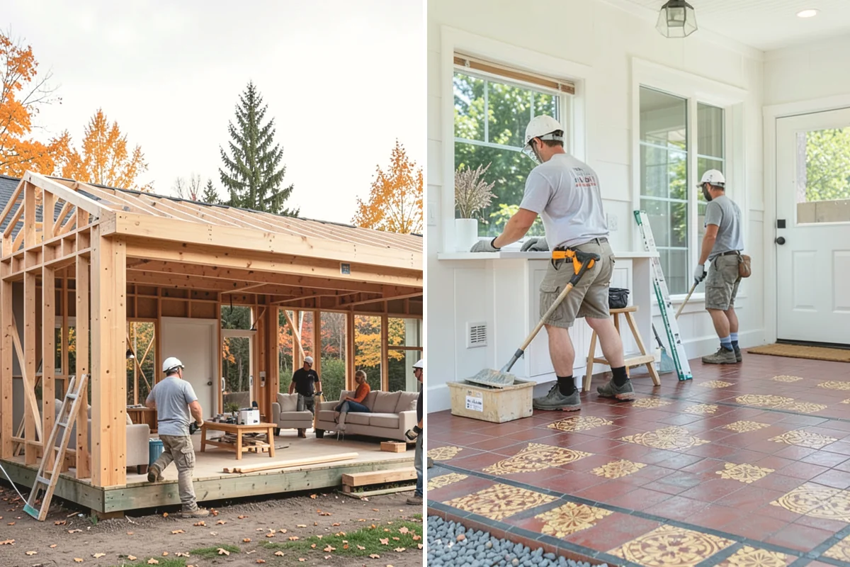 Banquette Construction in Burlington, Skagit County, WA - Measure the nook and plan seating height and table clearance