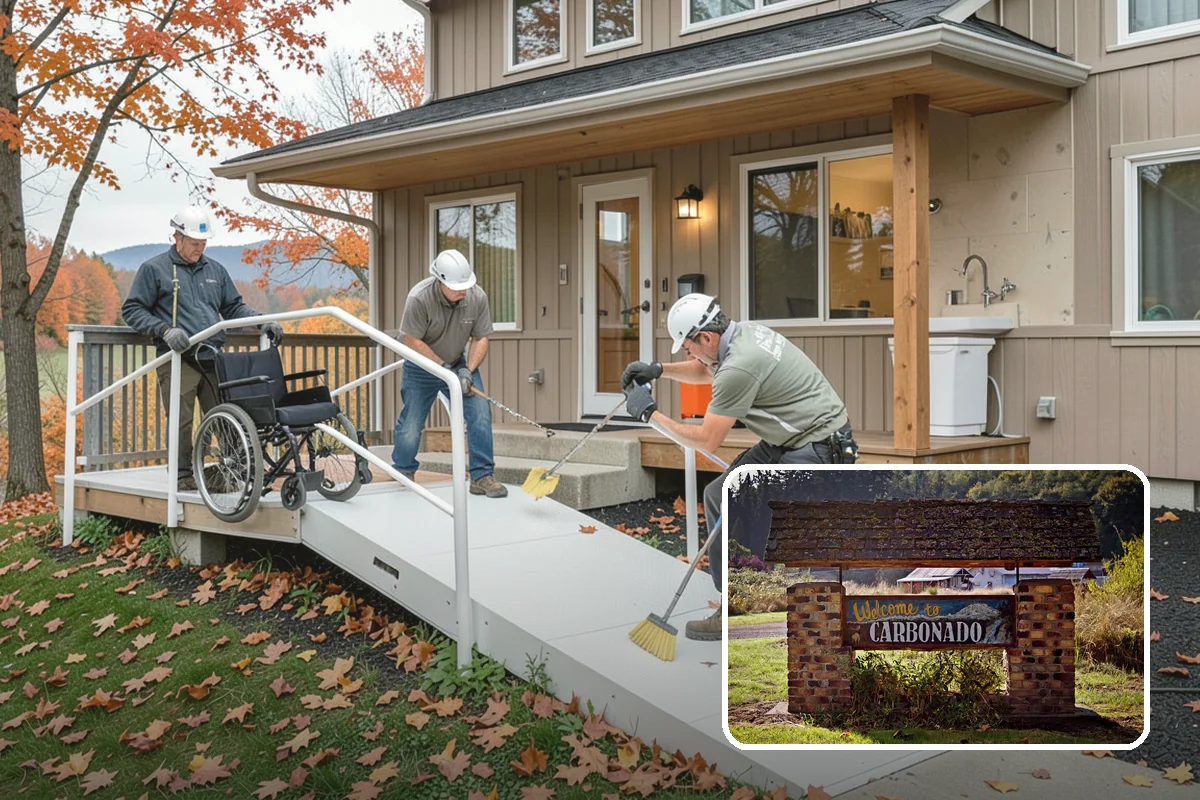 Banquette Construction in Carbonado, Pierce County, WA - Seats more people in less floor space