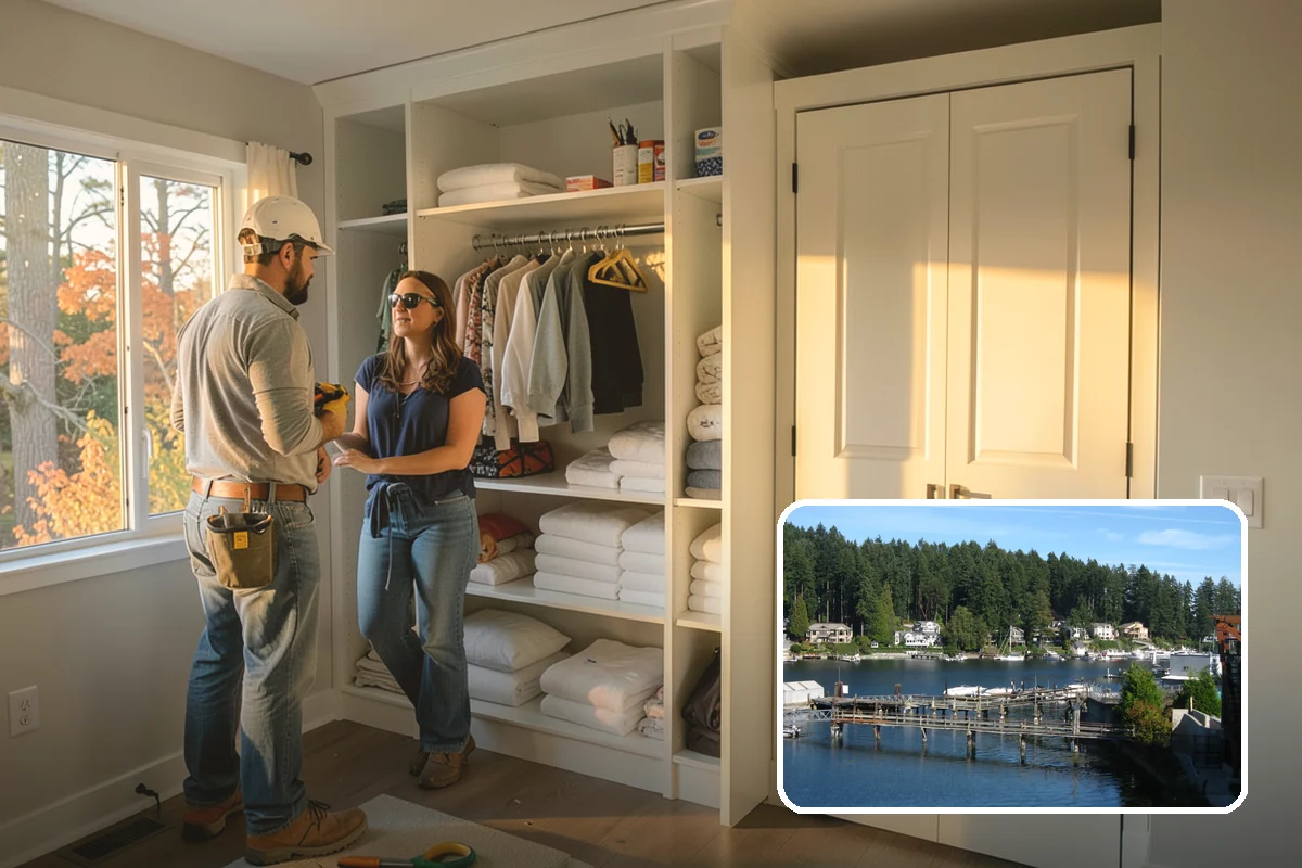 Banquette Construction in Gig Harbor, Pierce County, WA - Seats more people in less floor space