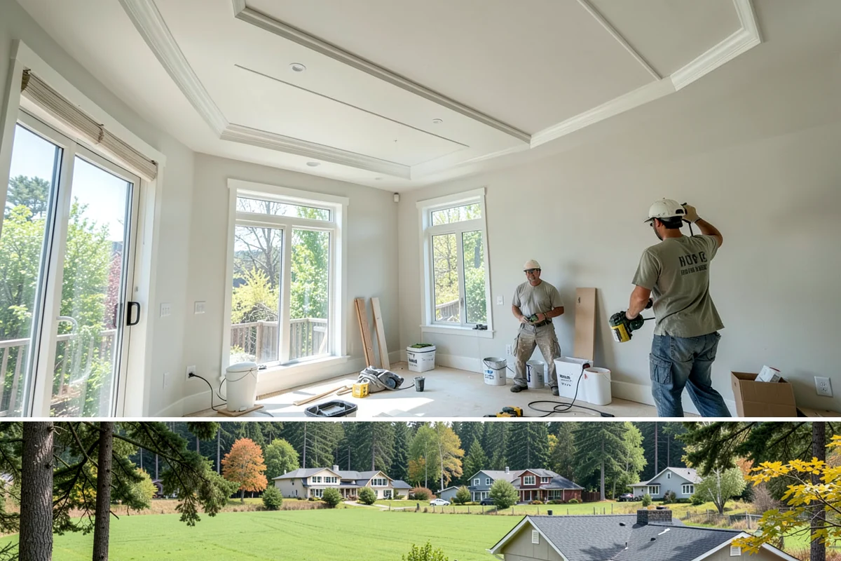 Banquette Construction in Lyman, Skagit County, WA - Banquette construction is an interior project suited to any season.
