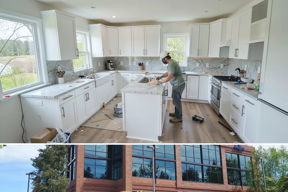 Banquette Construction in Mountlake Terrace, Snohomish County, WA - Banquette construction is an interior project suited to any season.